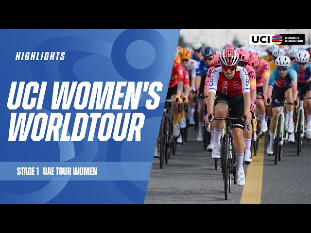 Stage 1 - UAE Tour Women Highlights | 2024 UCI Women's WorldTour
