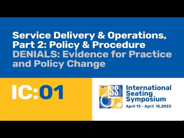 IC01: DENIALS: Evidence for Practice and Policy Change