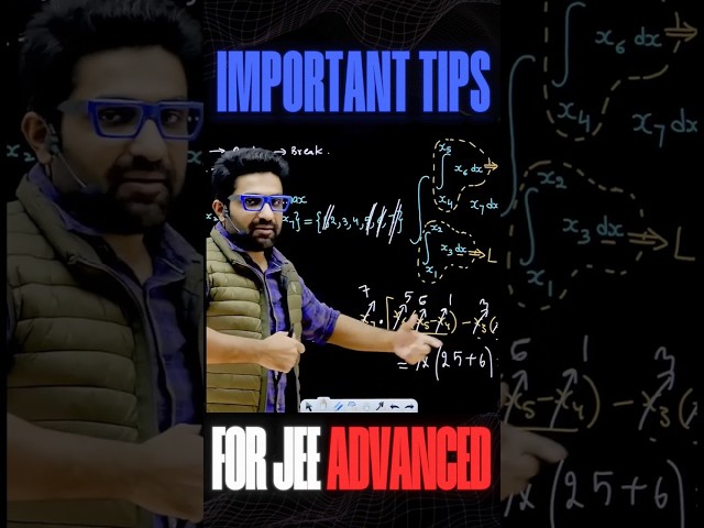 Important Tips For JEE Advance #shorts #maths #jee #bhannatmaths