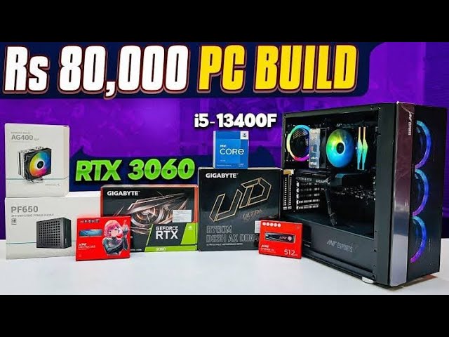 Rs 80000 PC Build With RTX 3060 12GB Editing 3D Animation Pc and gaming pc build @GyanTherapy