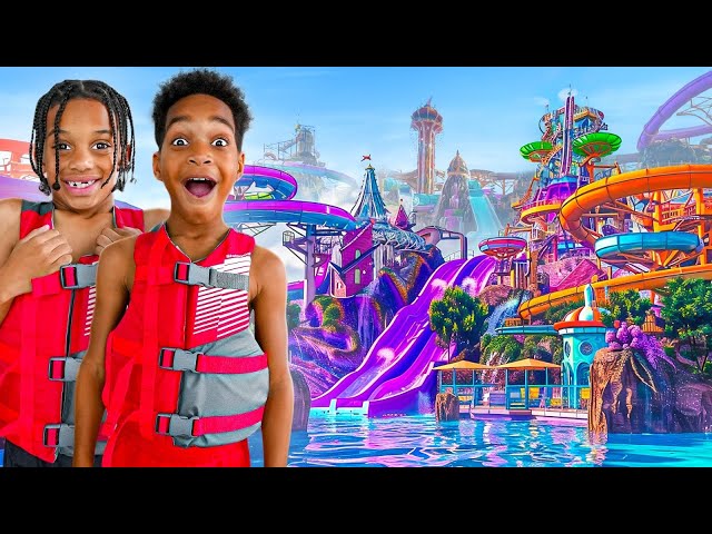 WE WENT TO THE CRAZIEST WATER PARK IN THE WORLD!!