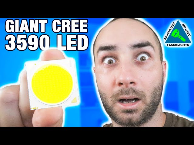 World's Brightest LED in a Flashlight!  (Cree CXB3590)