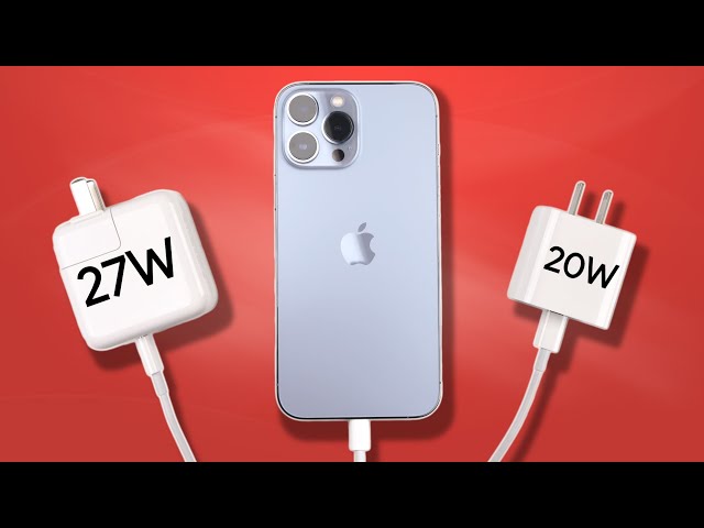 iPhone 13 Pro Max Charging Speed Test: 27W vs 20W