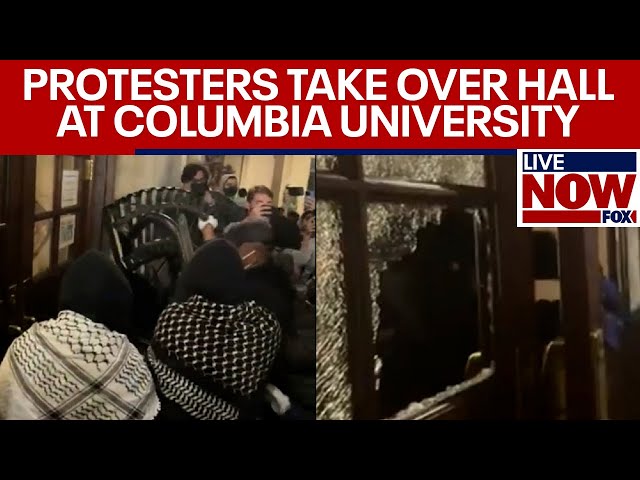 WATCH: Protesters take over Columbia University building amid Gaza war protest | LiveNOW from FOX