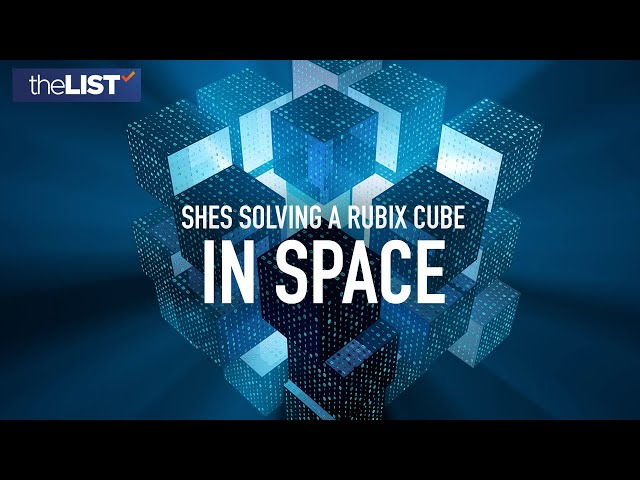 This Astronaut In Training Wants To Be The First Person To Solve A Rubix Cube In Space