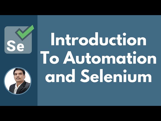 Selenium with Java Introduction to Automation & Selenium | 2024 New Series