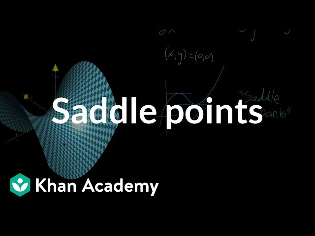 Saddle points