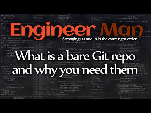 What is a bare Git repo and why you need them