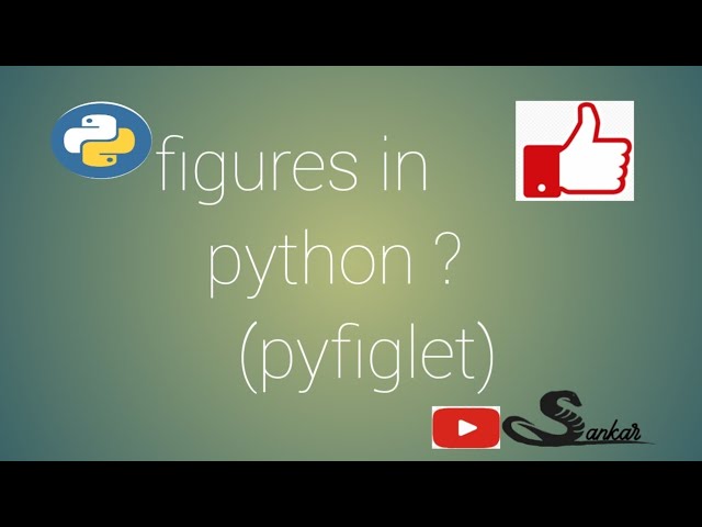 figures in python?