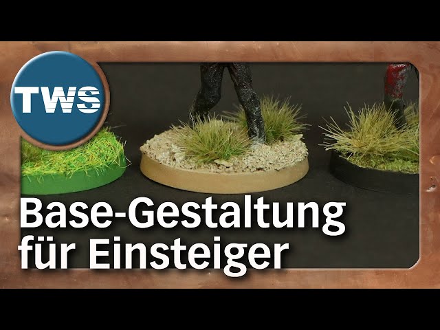 How to create bases for tabletop & boardgame figures (tutorial, beginner tips, miniatures, TWS)