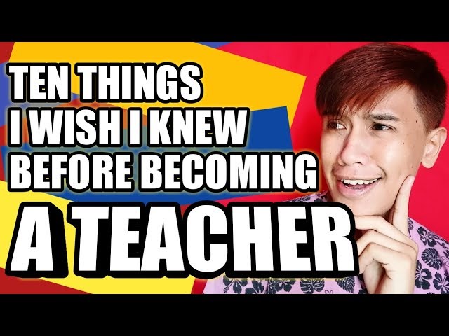 TEN THINGS I WISH I KNEW BEFORE I BECAME A TEACHER (Birthday Vlog)
