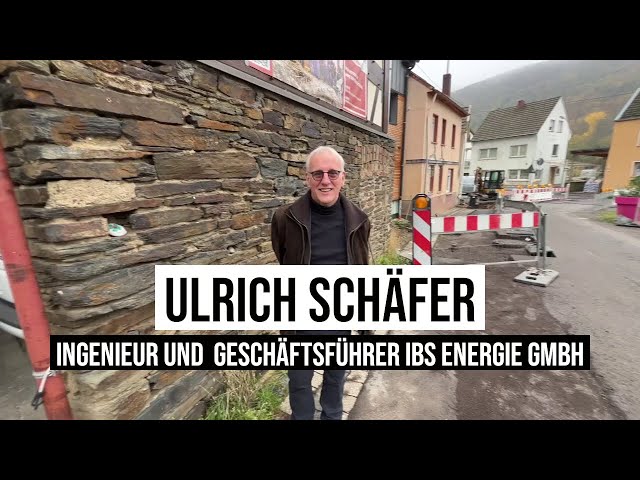 20.11.2022 Marienthal Dorfwärme Interview Ulrich Schäfer, Ingenieur/Geschäftsführer ibs Energie GmbH