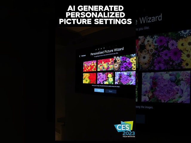 LG 2023 C3 & G3 OLED TV Picture Wizard | AI Generated TV Settings