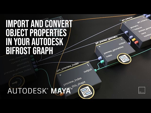 Import & Convert Object Properties in your Autodesk Bifrost Graph