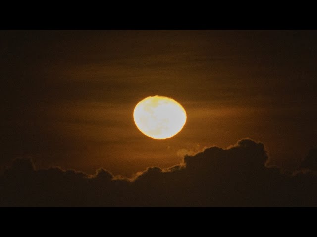 Moonrise over Makati City 4K