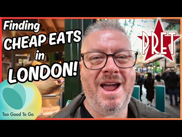 Too Good to Go in LONDON ! Reviewing a Magic Bag from Pret a Manger