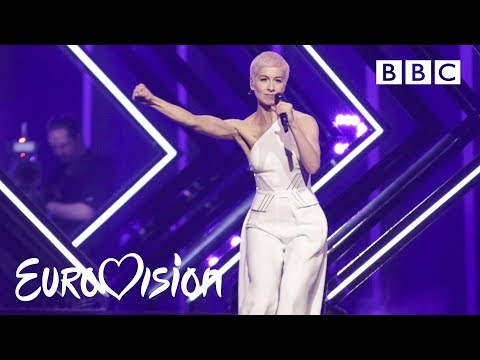 SuRie carries on after stage invasion - "Storm" Live | United Kingdom - Eurovision Song Contest 2018