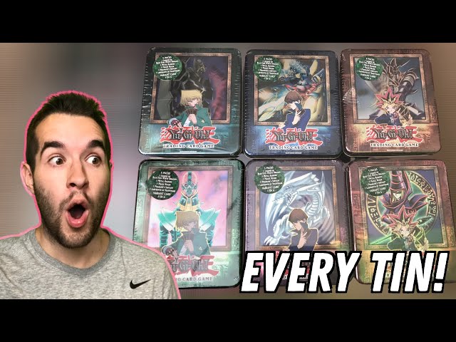 OPENING EVERY 2003 YUGIOH TIN EVER MADE!
