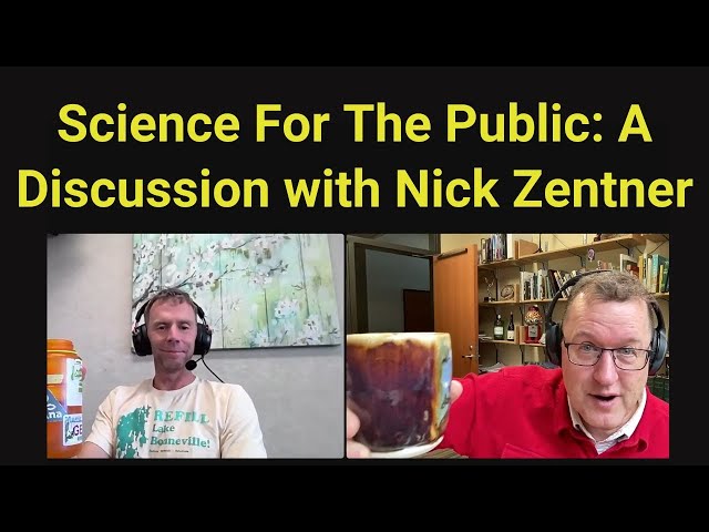 Mar 3 Livestream Discussion with Nick Zentner: Science and the Public