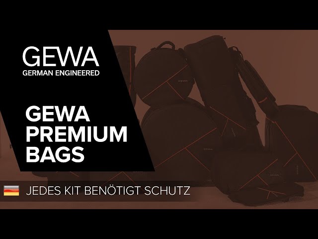 FEATURES 🇩🇪 GEWA Premium Bags für Trommeln + Becken + Hardware + Percussion + Sticks