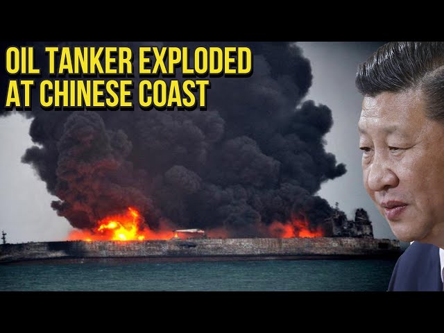 Sanchi: Burning tanker off Chinese coast 'in danger of exploding'.
