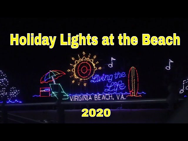 Holiday Lights at the Beach - Virginia Beach, VA