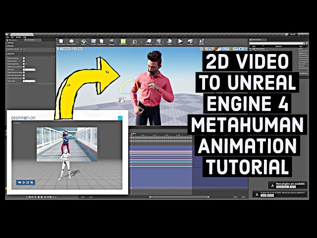 Deepmotion Animate 3d to Unreal Engine Metahuman