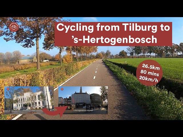 Ride from Tilburg to 's-Hertogenbosch