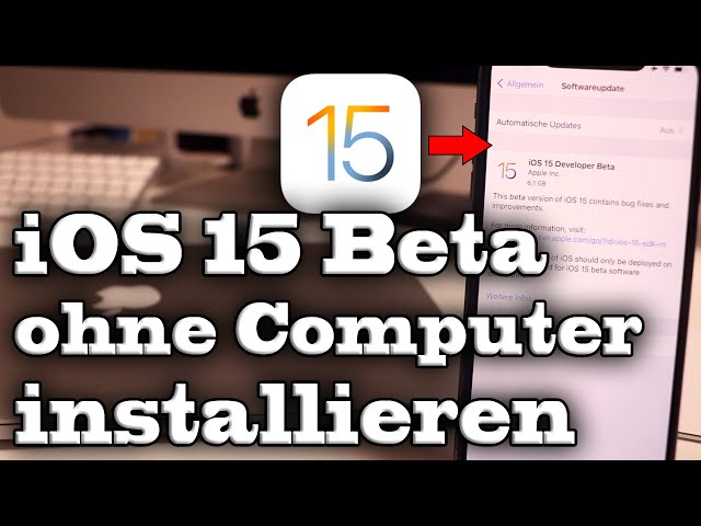 iOS 15 Beta installieren Ohne Computer | Beta Profil ohne PC herunterladen | German/Deutsch