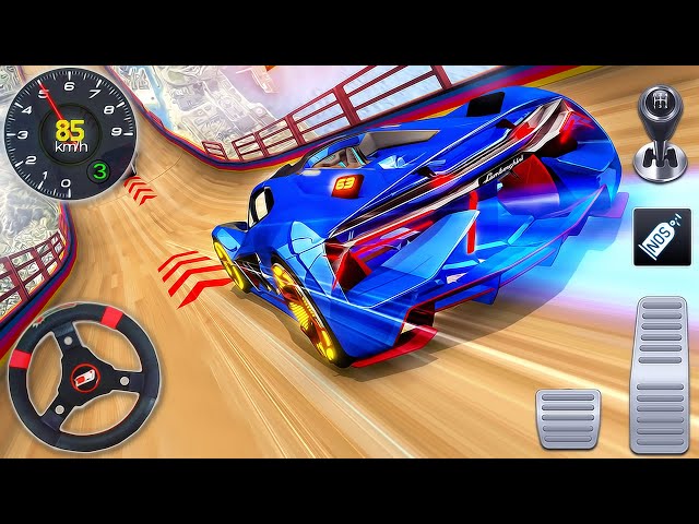 GT Car Stunt Ramp Racing Simulator - Impossible Sport Car Driving - Android GamePlay #2
