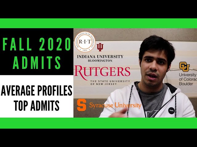 Fall 2020 Average Profile Scholarship Admits that will blow your mind | Average Profile, Top Admits