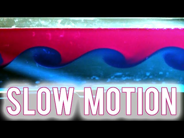 Kelvin-Helmholtz Experiment (slow motion)