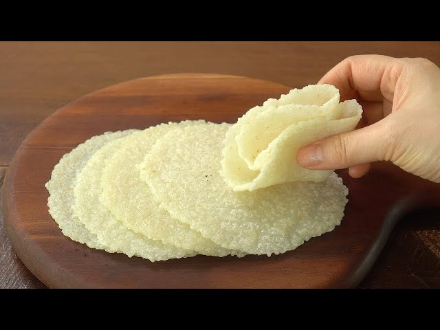 Gluten-free Rice Tortilla Recipe :: Super Easy Tortilla :: Chewy Tortilla
