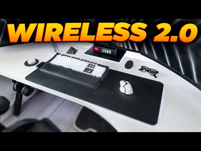 How I made my desk setup "wireless" 2.0 ✅