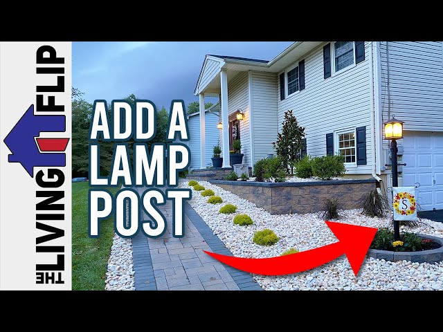 WE INSTALLED A LAMP POST // TLF 57