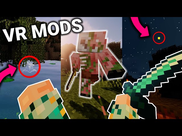 11 Mods that make Minecraft VR Incredible!