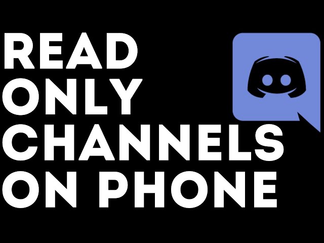 How To Create Read Only Channels on Discord Mobile - 2021