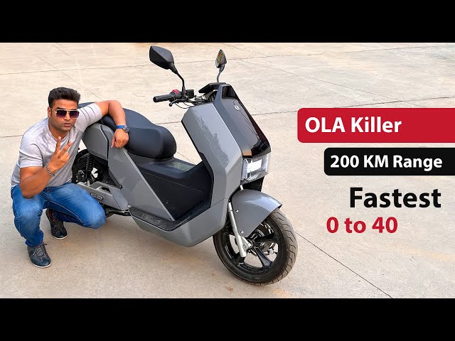 Electric scooter from future ELECTRON PRO-MAX 200+KM RANGE - King Indian