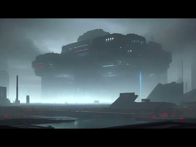 Dystopian city dark futur ambient music electro-blues soft rain I Sci Fi Relax Alfa Centaury A.
