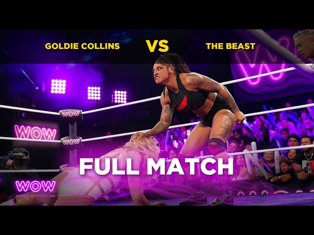 Goldie Collins vs The Beast | WOW - Women Of Wrestling