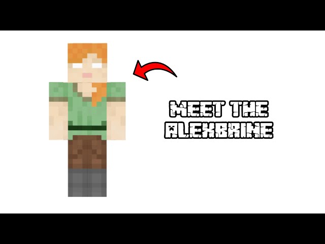 ALEXBRINE In Minecraft 😱😱
