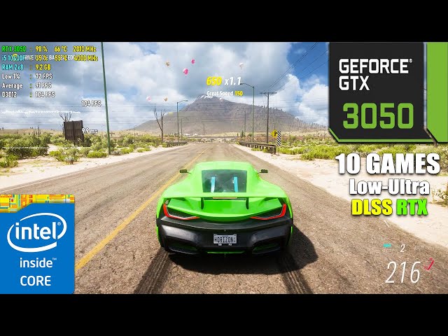 RTX 3050 + i5 10400F : Test in 10 Games