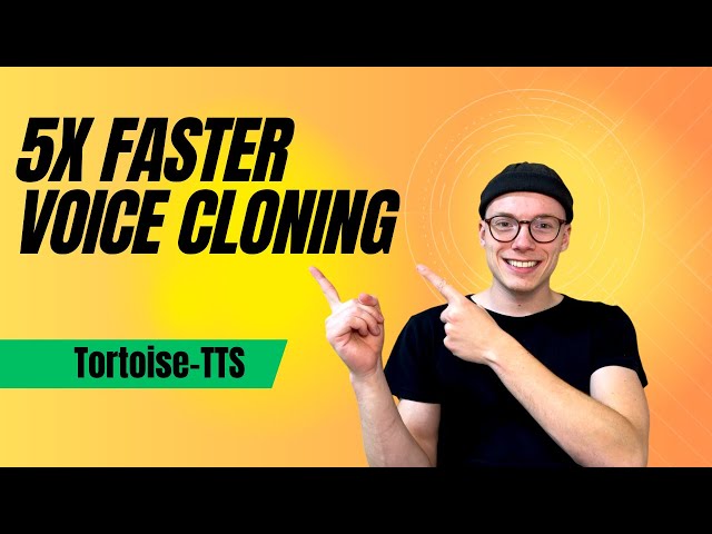 5x Faster Voice Cloning | Tortoise-TTS-Fast | Tutorial