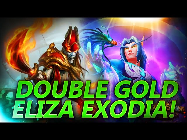 Double Golden Eliza Exodia! | Hearthstone Battlegrounds Gameplay | Patch 21.8 | bofur_hs