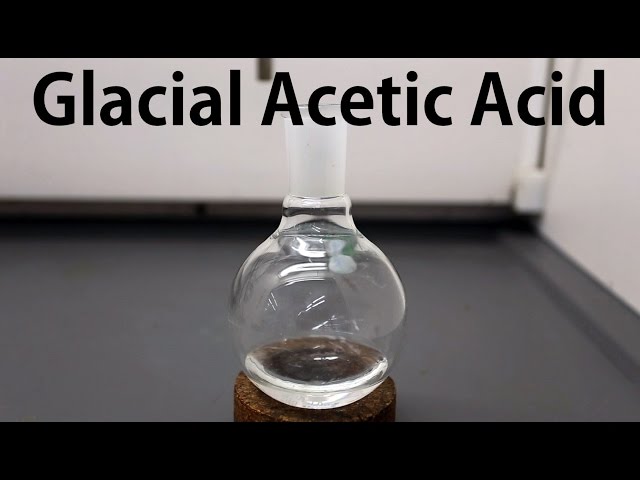 How to make Glacial Acetic Acid