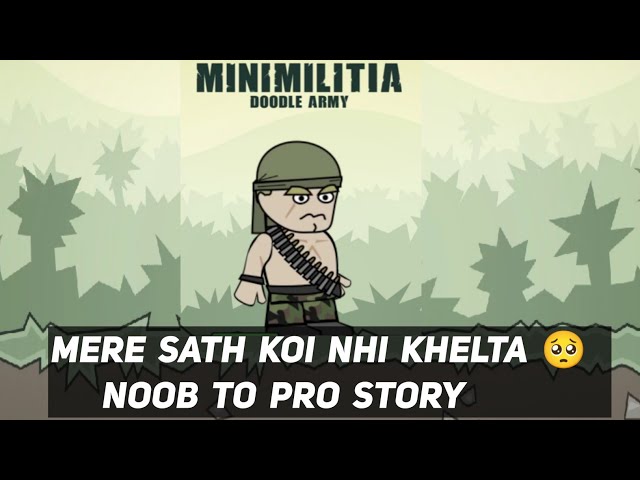 Mini Militia Noob To Pro Story #Shorts Respect Every Players🥺#minimilitia