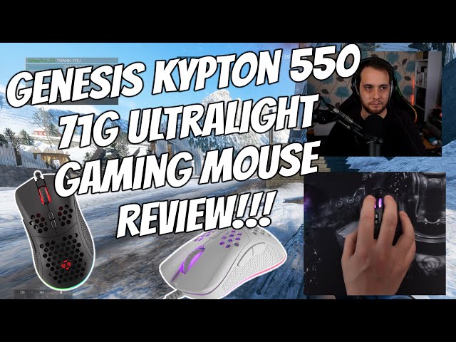 Genesis Krypton 550 Ultralight Gaming Mouse Review!!!