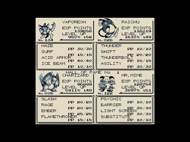 Pokemon Blue Elite Four