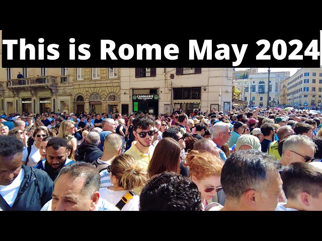 Rome Italy, This is Rome May 2024, Rome walking tour in May, Colosseum Trevi fountain