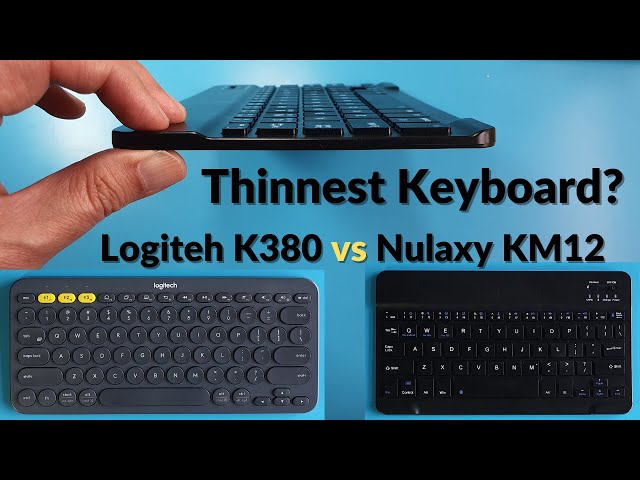 Logitech K380 vs Nulaxy KM12 - Still the best portable Bluetooth keyboards in 2021